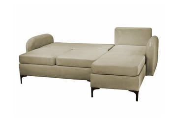 Knocklong 3-seters Hjørnesovesofa - Beige - Møbler - Sofaer - Sovesofaer
