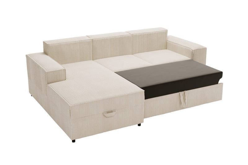 Knocklong 3-seters Hjørnesovesofa - Beige - Sovesofaer - Hjørnesovesofa