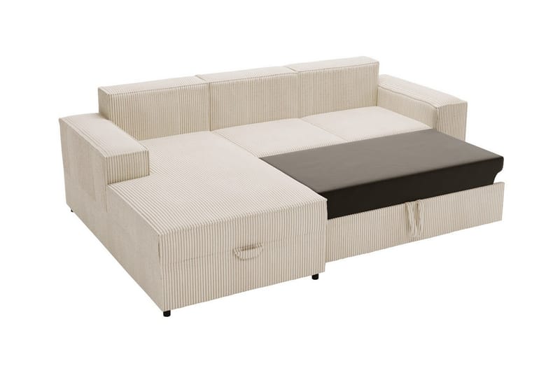 Knocklong 3-seters Hjørnesovesofa - Beige/Lys Beige - Sovesofaer - Hjørnesovesofa