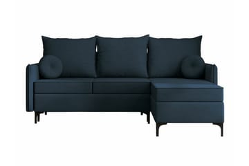 Knocklong 3-seters Hjørnesovesofa - Blå - Møbler - Sofaer - Sovesofaer