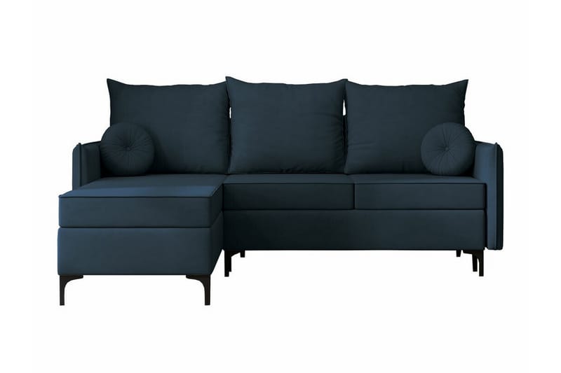 Knocklong 3-seters Hjørnesovesofa - Blå - Møbler - Sofaer - Sovesofaer
