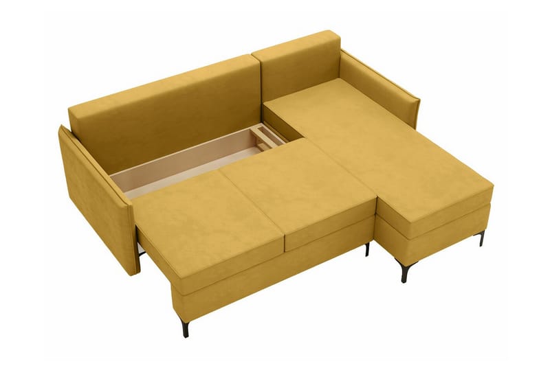 Knocklong 3-seters Hjørnesovesofa - Blå - Møbler - Sofaer - Sovesofaer