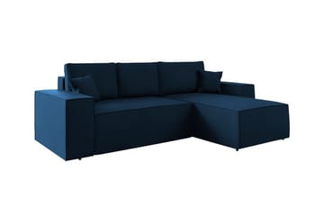 Knocklong 3-seters Hjørnesovesofa - Blå - Møbler - Sofaer - Sovesofaer