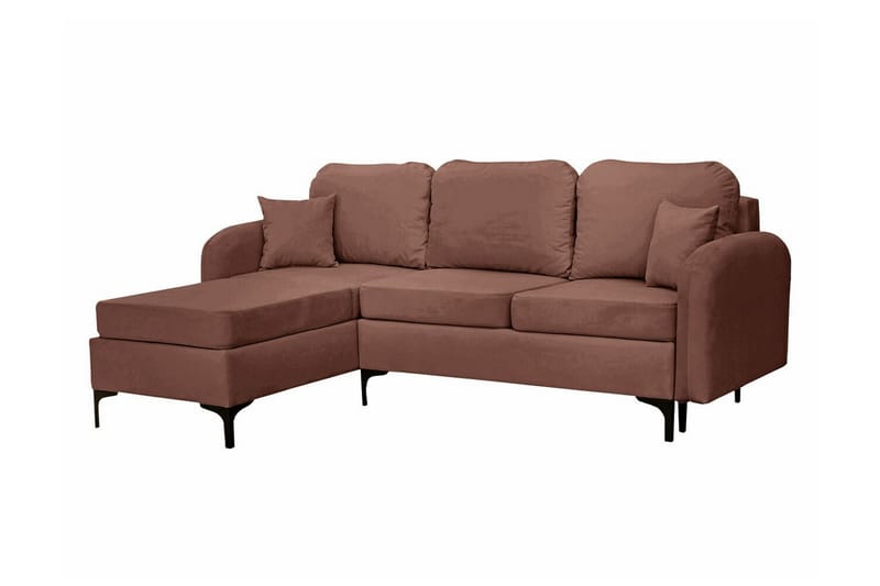 Knocklong 3-seters Hjørnesovesofa - Brun - Møbler - Sofaer - Sovesofaer