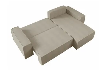 Knocklong 3-seters Hjørnesovesofa - Cream - Møbler - Sofaer - Sovesofaer