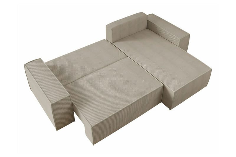 Knocklong 3-seters Hjørnesovesofa - Cream - Møbler - Sofaer - Sovesofaer