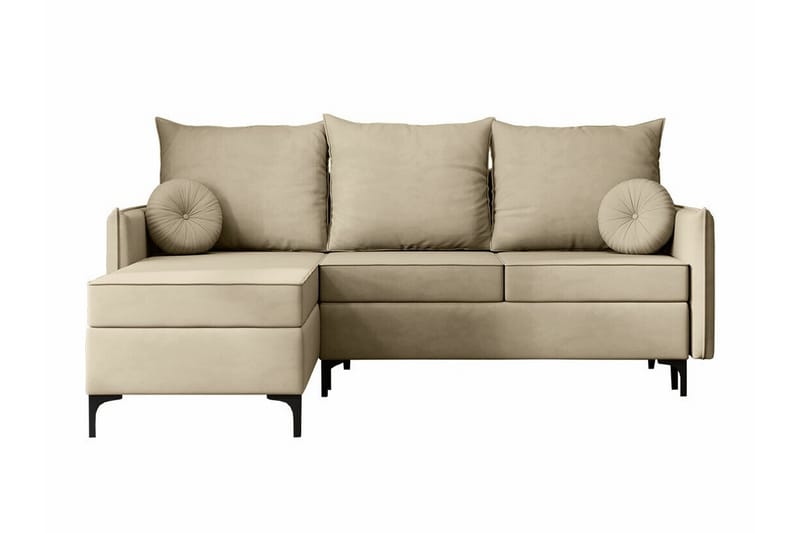 Knocklong 3-seters Hjørnesovesofa - Cream - Møbler - Sofaer - Sovesofaer