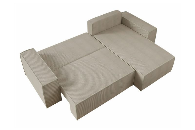 Knocklong 3-seters Hjørnesovesofa - Cream - Møbler - Sofaer - Sovesofaer