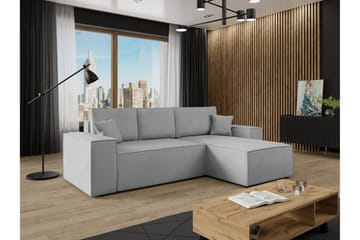 Knocklong 3-seters Hjørnesovesofa - Grå - Møbler - Sofaer - Sovesofaer