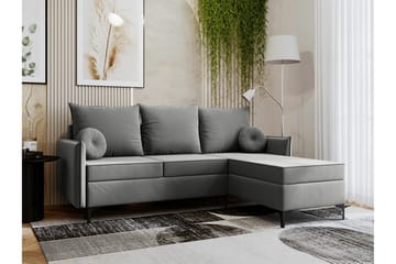 Knocklong 3-seters Hjørnesovesofa - Grå - Møbler - Sofaer - Sovesofaer