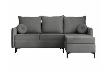 Knocklong 3-seters Hjørnesovesofa - Grå - Møbler - Sofaer - Sovesofaer