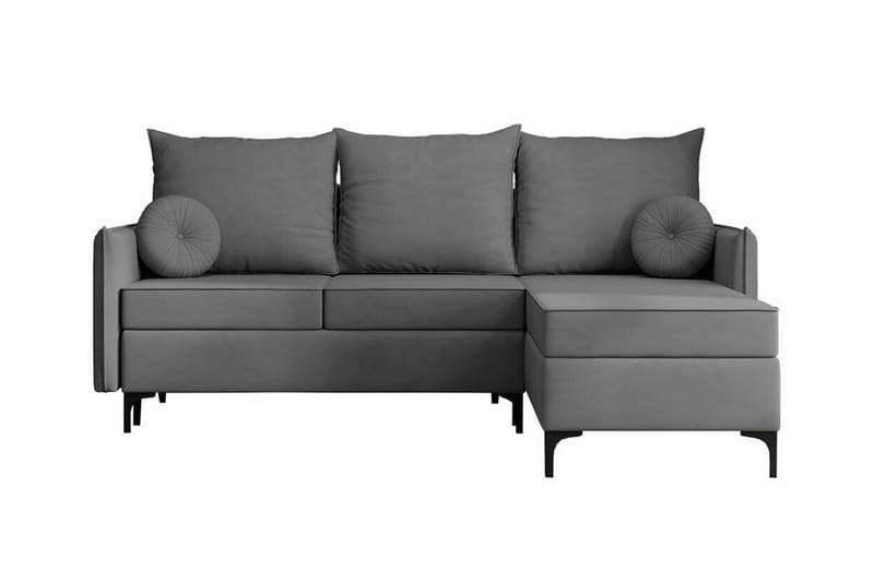 Knocklong 3-seters Hjørnesovesofa - Grå - Møbler - Sofaer - Sovesofaer