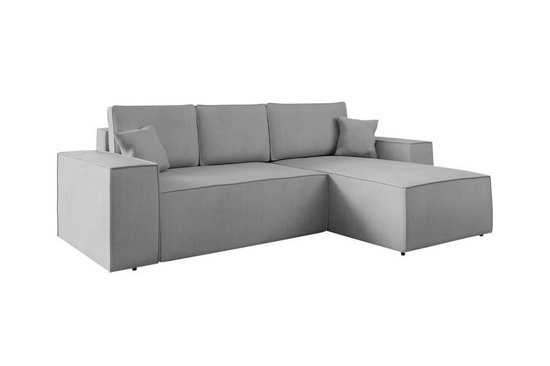 Knocklong 3-seters Hjørnesovesofa - Grå - Møbler - Sofaer - Sovesofaer