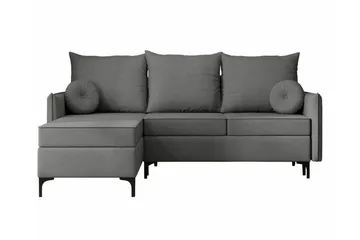 Knocklong 3-seters Hjørnesovesofa - Grå - Møbler - Sofaer - Sovesofaer