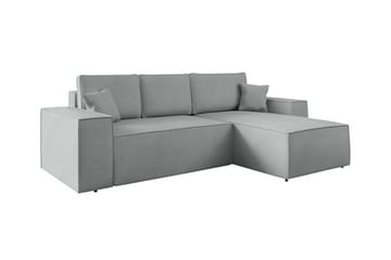 Knocklong 3-seters Hjørnesovesofa - Grå - Møbler - Sofaer - Sovesofaer