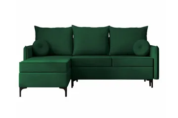 Knocklong 3-seters Hjørnesovesofa - Grøn - Møbler - Sofaer - Sovesofaer