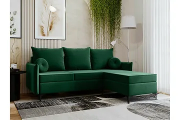 Knocklong 3-seters Hjørnesovesofa - Grøn - Møbler - Sofaer - Sovesofaer