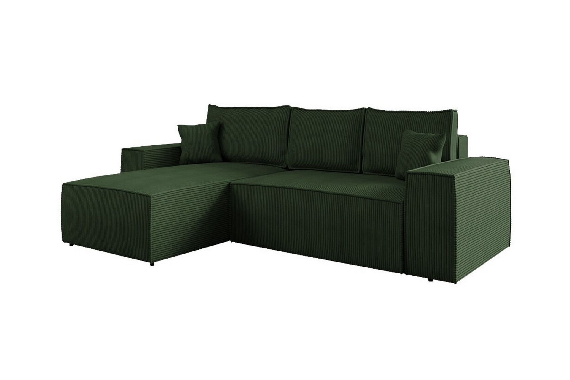Knocklong 3-seters Hjørnesovesofa - Grøn - Møbler - Sofaer - Sovesofaer