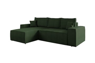 Knocklong 3-seters Hjørnesovesofa - Grøn - Møbler - Sofaer - Sovesofaer