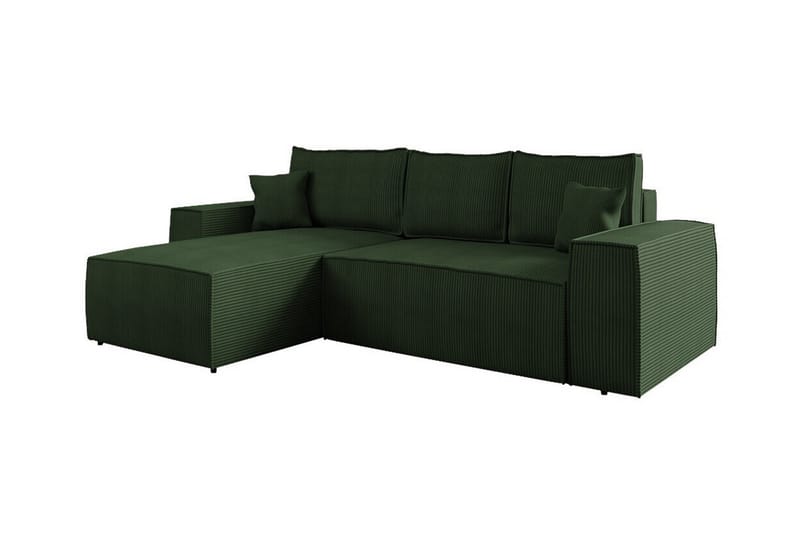 Knocklong 3-seters Hjørnesovesofa - Grøn - Møbler - Sofaer - Sovesofaer