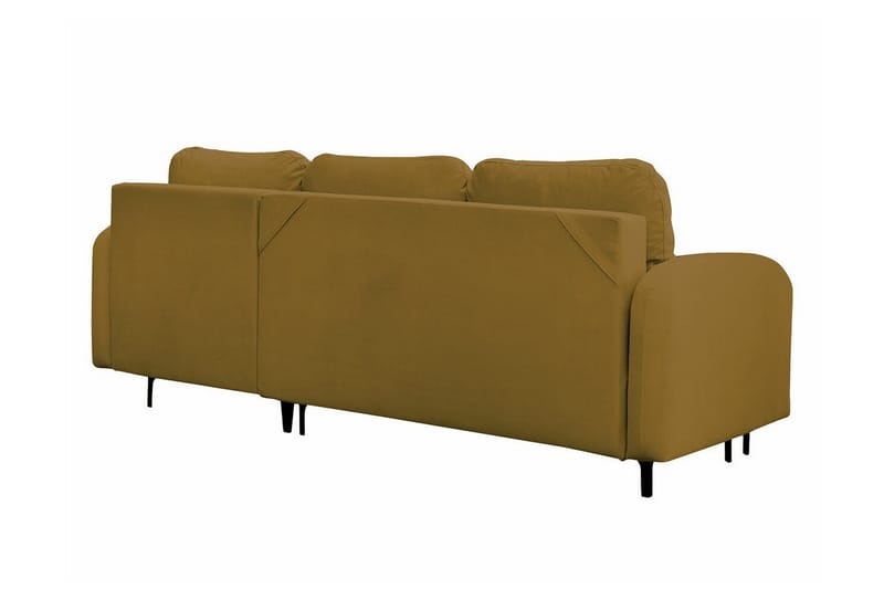 Knocklong 3-seters Hjørnesovesofa - Gul-Grønn - Møbler - Sofaer - Sovesofaer
