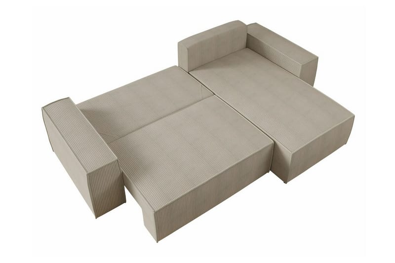Knocklong 3-seters Hjørnesovesofa - Gul - Møbler - Sofaer - Sovesofaer