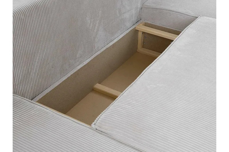 Knocklong 3-seters Hjørnesovesofa - Lyse brun - Møbler - Sofaer - Sovesofaer