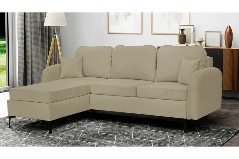 Knocklong 3-seters Hjørnesovesofa - Lysegrønn - Møbler - Sofaer - Sovesofaer