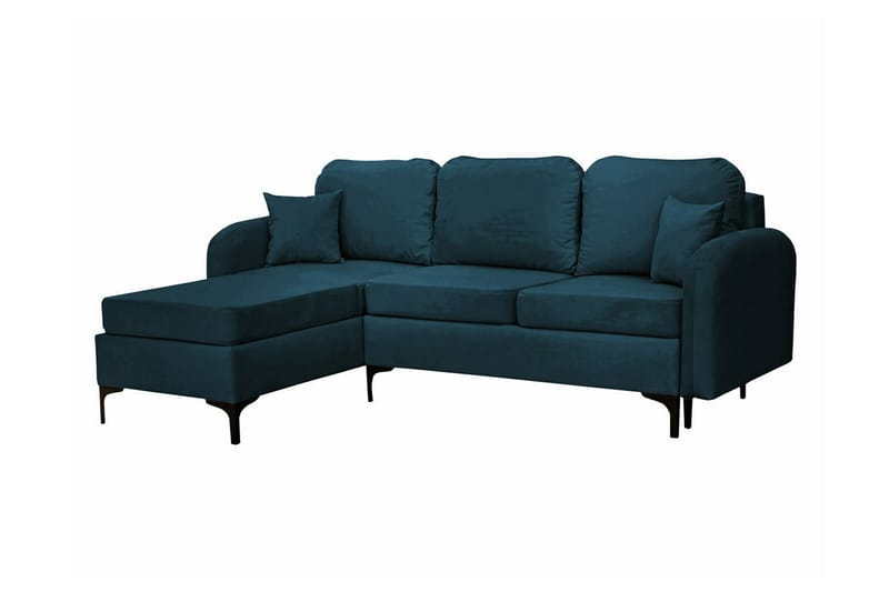 Knocklong 3-seters Hjørnesovesofa - Mørkeblå - Møbler - Sofaer - Sovesofaer