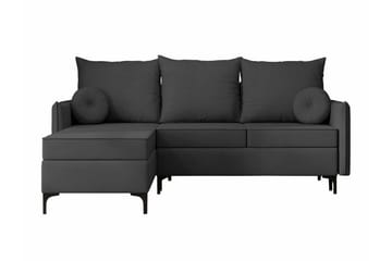 Knocklong 3-seters Hjørnesovesofa - Mørkegrå - Møbler - Sofaer - Sovesofaer