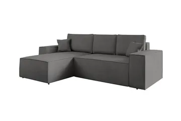 Knocklong 3-seters Hjørnesovesofa - Mørkegrå - Møbler - Sofaer - Sovesofaer