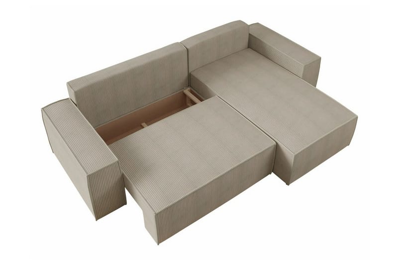 Knocklong 3-seters Hjørnesovesofa - Mørkegrå - Møbler - Sofaer - Sovesofaer