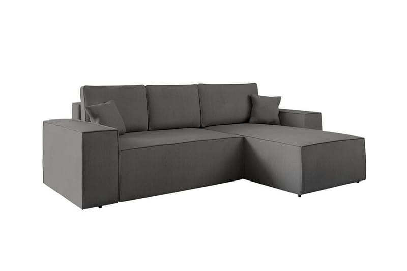 Knocklong 3-seters Hjørnesovesofa, Mørkegrå