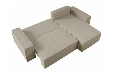 Knocklong 3-seters Hjørnesovesofa - Mørkegrå - Møbler - Sofaer - Sovesofaer