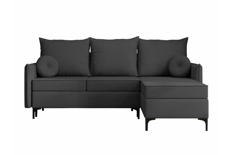 Knocklong 3-seters Hjørnesovesofa - Mørkegrå - Møbler - Sofaer - Sovesofaer