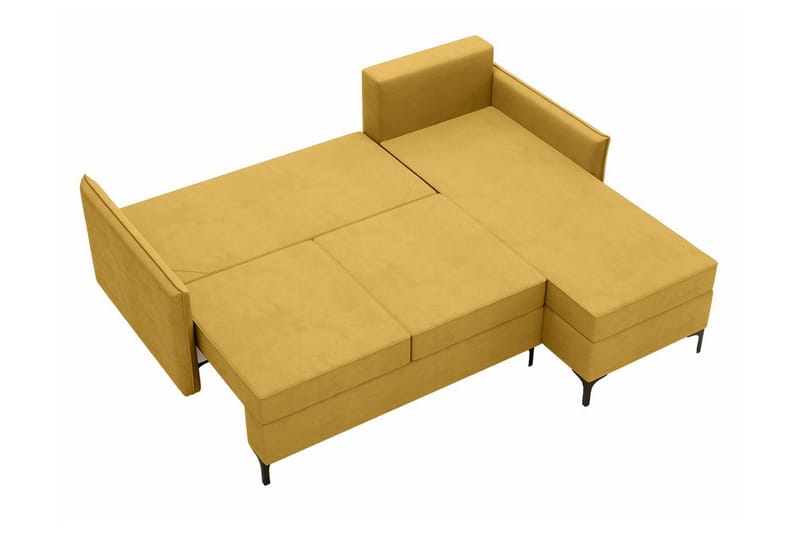 Knocklong 3-seters Hjørnesovesofa - Mørkegrå - Møbler - Sofaer - Sovesofaer
