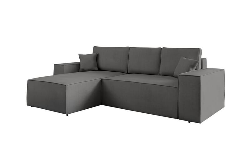 Knocklong 3-seters Hjørnesovesofa - Mørkegrå - Møbler - Sofaer - Sovesofaer