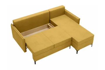 Knocklong 3-seters Hjørnesovesofa - Mørkegrå - Møbler - Sofaer - Sovesofaer