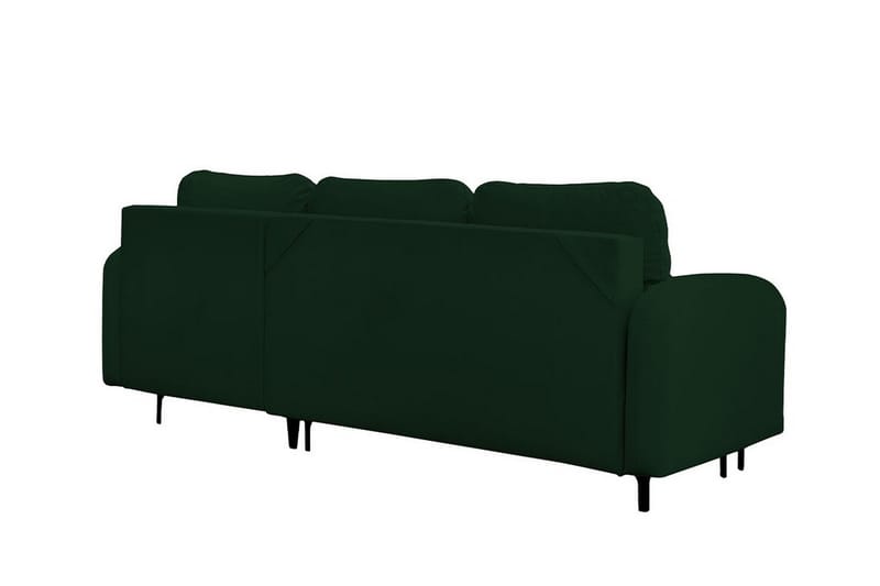 Knocklong 3-seters Hjørnesovesofa - Mørkegrønn - Møbler - Sofaer - Sovesofaer