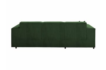 Knocklong 3-seters Hjørnesovesofa - Mørkegrønn - Møbler - Sofaer - Sovesofaer
