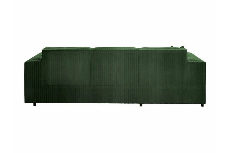 Knocklong 3-seters Hjørnesovesofa - Mørkegrønn - Møbler - Sofaer - Sovesofaer