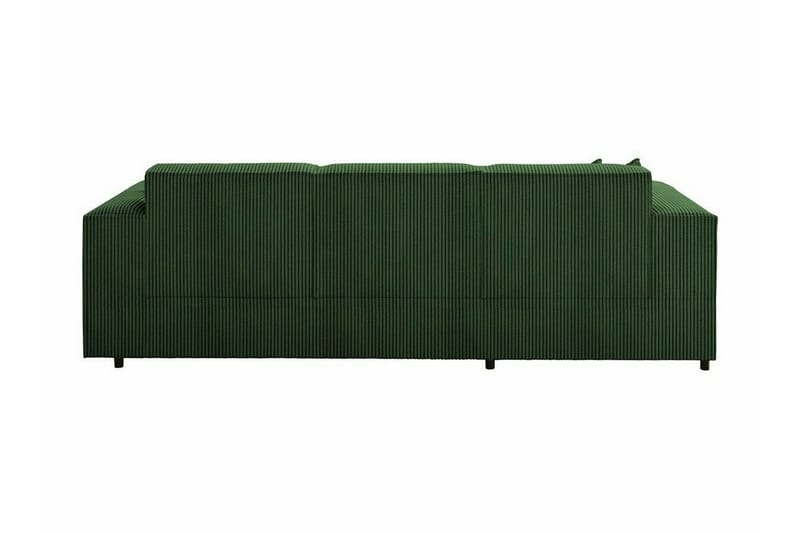 Knocklong 3-seters Hjørnesovesofa - Mørkegrønn - Møbler - Sofaer - Sovesofaer