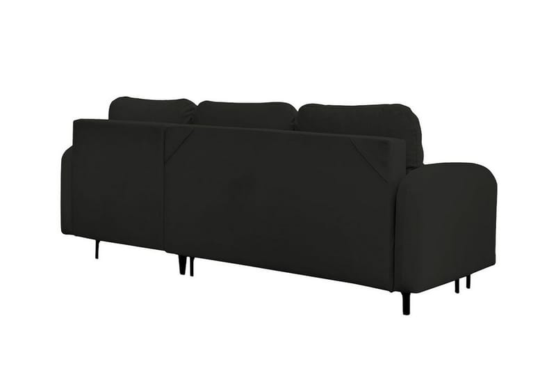 Knocklong 3-seters Hjørnesovesofa - Svart - Møbler - Sofaer - Sovesofaer