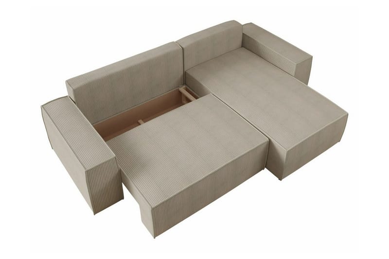 Knocklong 3-seters Hjørnesovesofa - Svart - Møbler - Sofaer - Sovesofaer