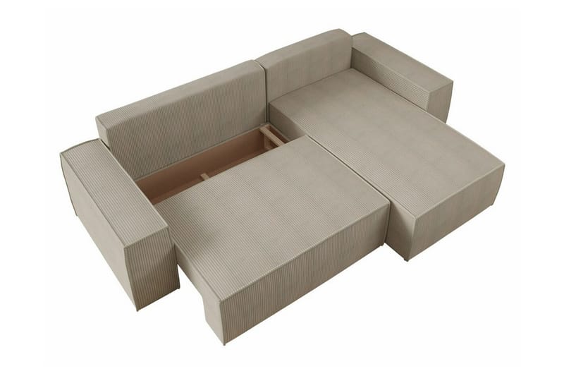 Knocklong 3-seters Hjørnesovesofa - Svart - Møbler - Sofaer - Sovesofaer