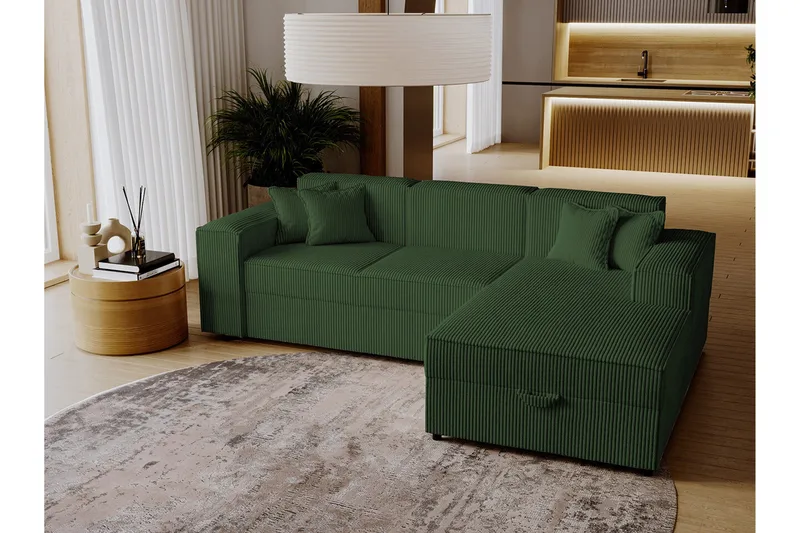 Knocklong 3-seters Hjørnesovesofa - Møbler - Sofaer - Sovesofaer