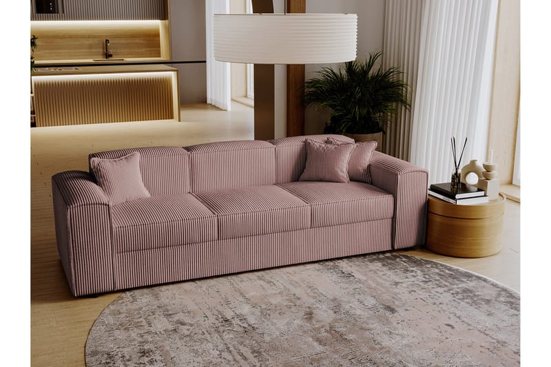 Knocklong 3-seters Sovesofa - Beige - Møbler - Sofaer - Sovesofaer