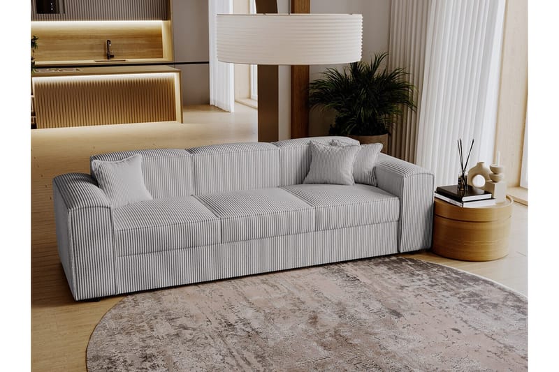 Knocklong 3-seters Sovesofa - Lysegrå - Møbler - Sofaer - Sovesofaer