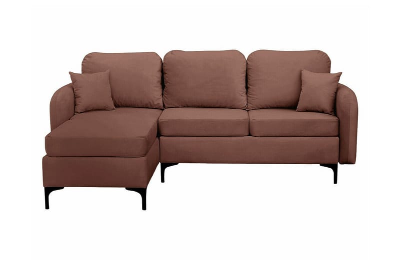 Knocklong 3-sits Hörnbäddsoffa Brown - Møbler - Sofaer - Sovesofaer