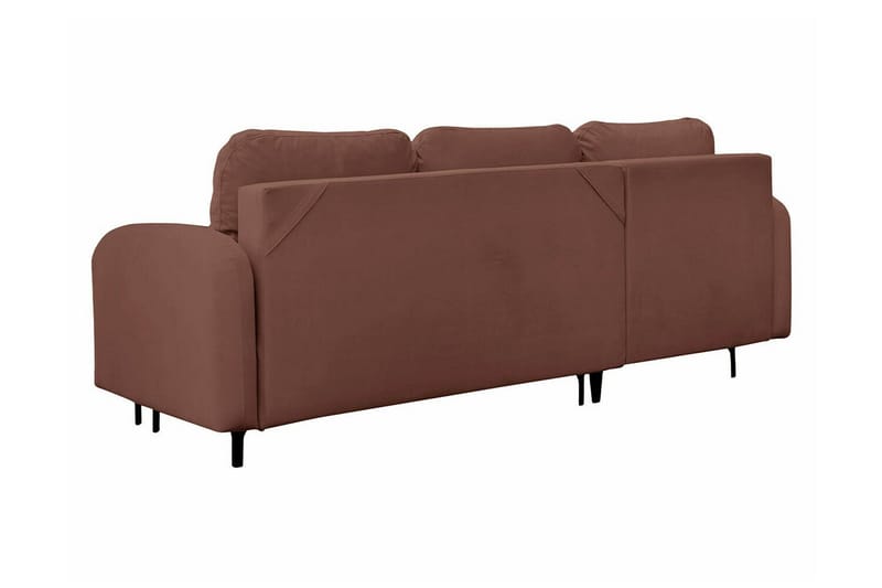 Knocklong 3-sits Hörnbäddsoffa NO_BRAND Brown - Møbler - Sofaer - Sovesofaer